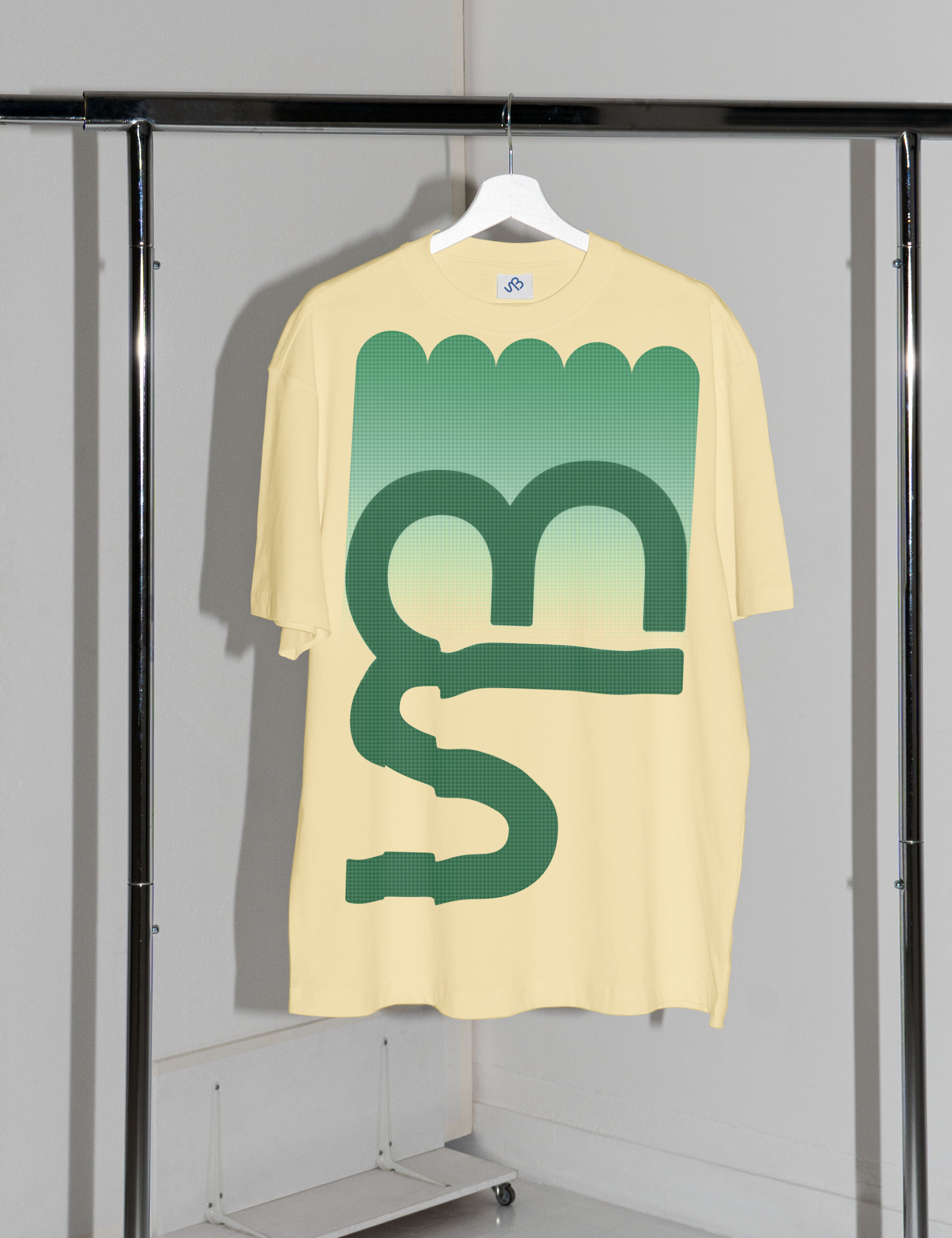 T-shirt mockup with logo