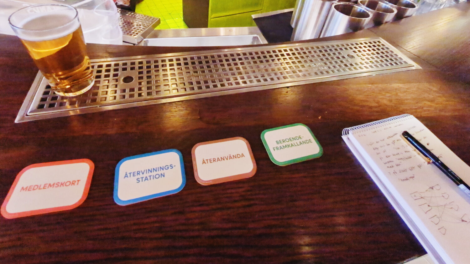 Version 3 cards tested in casual pub setting