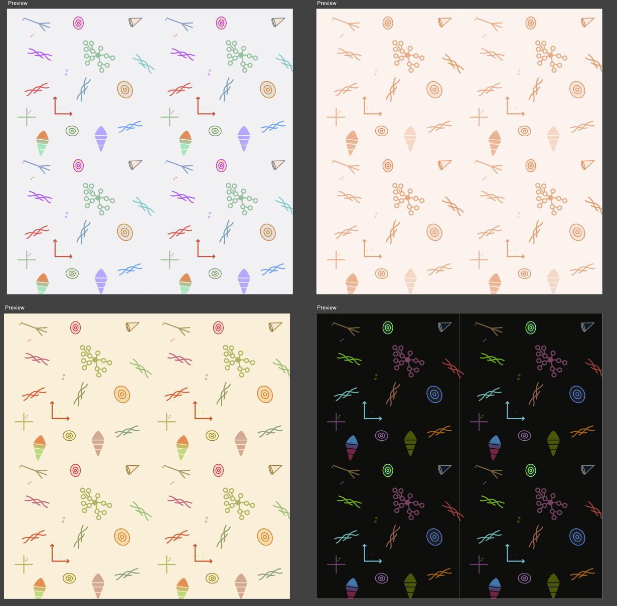 Version 4: Pattern experiments with futures concepts